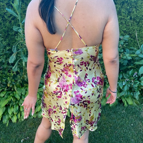 Vintage Silk Floral Victoria Secrets Dress Lingerie - Picture 5 of 6